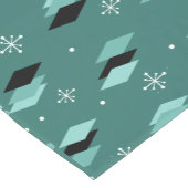 Mittelalterliche moderne Aquamarine Diamanten Kurzer Tischläufer (Ecke)