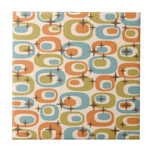 Mittelalterliche Moderne Atomare Muster Fliese