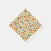 Mittelalterliche Moderne Atomare Muster Serviette (Ecke)
