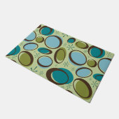 Mittelalterliche moderne atomare Orbits Fußmatte (Schrägansicht)