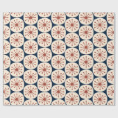 Mittelalterliche Moderne Atomare Punkte Retro-Must Geschenkpapier (Flach)