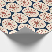 Mittelalterliche Moderne Atomare Punkte Retro-Must Geschenkpapier (Ecke)