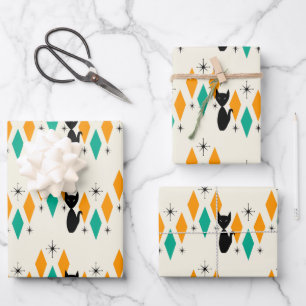 Mittelalterliche moderne atomare Sternexplosionen  Geschenkpapier Set