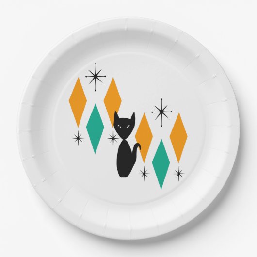 Mittelalterliche moderne atomare Sternexplosionen Pappteller (Vorderseite)