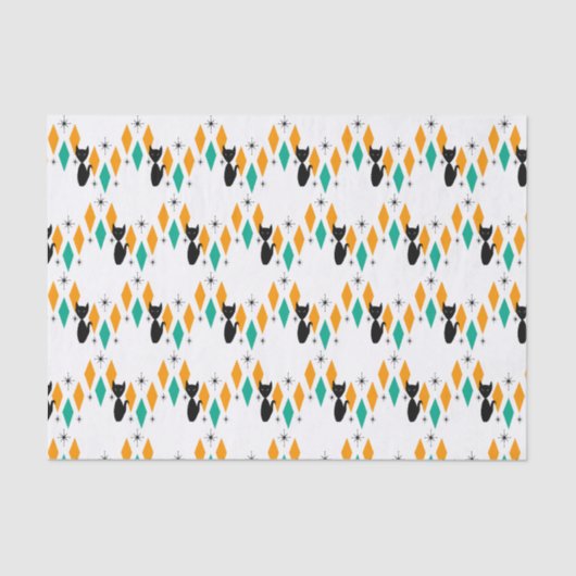 Mittelalterliche moderne Atomdiamanten-Sternexplos Seidenpapier (Vorderseite)