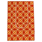 Mittelalterliche moderne Atomdruckerei - Mandarin Mittlere Geschenktüte (Rückseite)