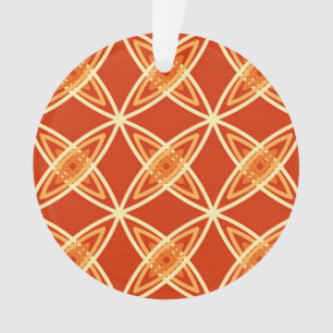 Mittelalterliche moderne Atomdruckerei - Mandarin Ornament