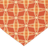 Mittelalterliche moderne Atomdruckerei - Mandarin Tischdecke (Schrägansicht)