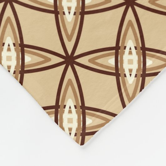 Mittelalterliche moderne Atomdrucktechnik - Camel  Fleecedecke (Ecke)