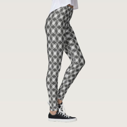 Mittelalterliche moderne Atomdrucktechnik - Kohleg Leggings (Rechts)