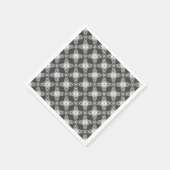 Mittelalterliche moderne Atomdrucktechnik - Kohleg Serviette (Ecke)