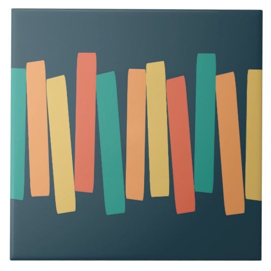 Mittelalterliche moderne Atomkraftwerke blockieren Fliese (Vorderseite)