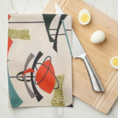 Mittelalterliche moderne Atommaterie Küchentuch (Viertel Falte)