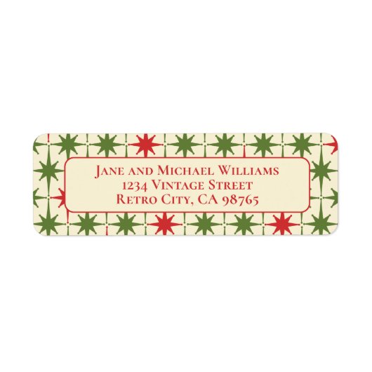 Mittelalterliche moderne Atomstars Retro Weihnacht (Vorne)