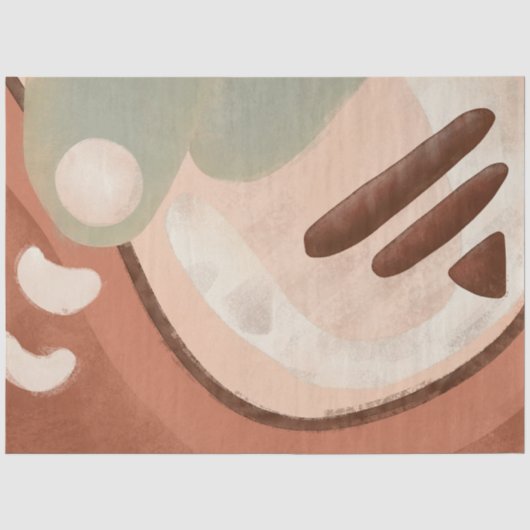 Mittelalterliche moderne Bio Kunst - Entstehung Seidenpapier (Vorderseite)