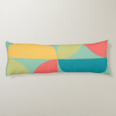 Mittelalterliche Moderne Bittersüße Senf und Olive Seitenschläferkissen (Rückseite)