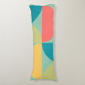 Mittelalterliche Moderne Bittersüße Senf und Olive Seitenschläferkissen (Vorderseite Vertikal)