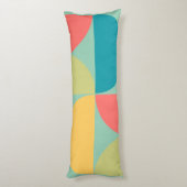 Mittelalterliche Moderne Bittersüße Senf und Olive Seitenschläferkissen (Rückseite (Vertikal))