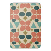 Mittelalterliche moderne Blume Diamantgelb Badematte (Vorderseite Vertikal)