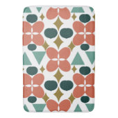 Mittelalterliche moderne Blume Diamond Badematte (Vorderseite Vertikal)