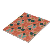 Mittelalterliche moderne Blume Diamond Coral Fliese (Seite)