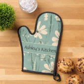 Mittelalterliche Moderne Blumendärme Individuelle Ofenhandschuh (Oben unten)