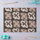 Mittelalterliche moderne, blumengeometrische Struk Seidenpapier (Basteln)