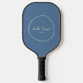 Mittelalterliche Moderne Capri Blue | Name des Skr Pickleball Schläger (Vorderseite)
