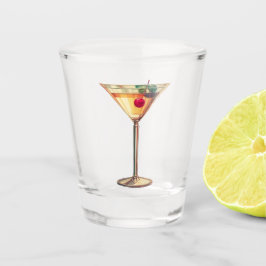 Mittelalterliche Moderne Cherry Martini Schnapsglas