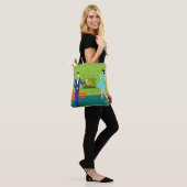 Mittelalterliche moderne Couple Tote Bag Tasche (Am Model)