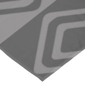 Mittelalterliche moderne Diamanten grau Tischdecke (Schrägansicht)