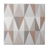 Mittelalterliche moderne Dreiecke braun Fliese (Vorderseite)