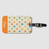 Mittelalterliche moderne, farbenfrohe Sternexplosi Gepäckanhänger (Vorderseite (Horizontal))