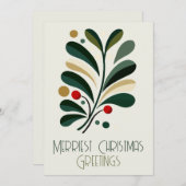 Mittelalterliche Moderne frohe Weihnachten (Vorne/Hinten)