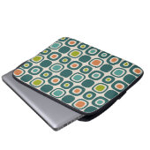 Mittelalterliche moderne Gartenweg-Muster Laptopschutzhülle (Vorne Knopf)