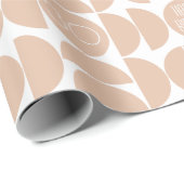 Mittelalterliche Moderne Geburtstagsfeier Retro 30 Geschenkpapier (Rolleneckpunkt)