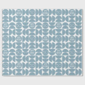 Mittelalterliche Moderne Geburtstagsfeier Retro 50 Geschenkpapier (Flach)