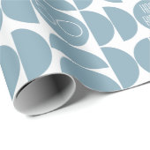 Mittelalterliche Moderne Geburtstagsfeier Retro 50 Geschenkpapier (Rolleneckpunkt)