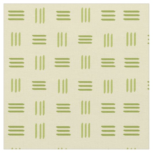 Mittelalterliche Moderne Gemusterte Linien (Limon) Stoff (Nahaufnahme)