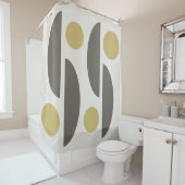 Mittelalterliche Moderne Geo Abstrakt 05 Duschvorhang (Beispiel)