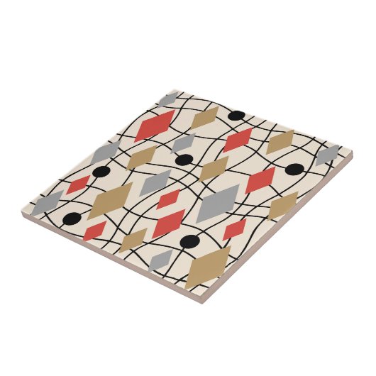 Mittelalterliche moderne geometrische Abstrakt Fliese (Seite)