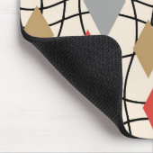 Mittelalterliche moderne geometrische Abstrakt Mousepad (Ecke)