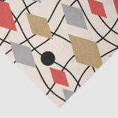 Mittelalterliche moderne geometrische Abstrakt Seidenpapier (Ausschnitt)