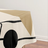 Mittelalterliche moderne geometrische Abstrakt Tischdecke (Beispiel)