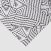 Mittelalterliche moderne geometrische Arche Schwar Seidenpapier (Ausschnitt)