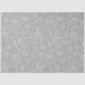 Mittelalterliche moderne geometrische Arche Schwar Seidenpapier (Vorderseite)