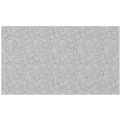 Mittelalterliche moderne geometrische Arche Schwar Tischdecke (Vorderseite (Horizontal))