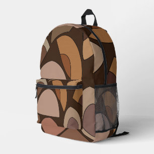 Mittelalterliche moderne geometrische Formen Bedruckter Rucksack