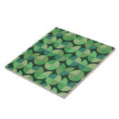 Mittelalterliche moderne geometrische Formen Grün Fliese (Seite)