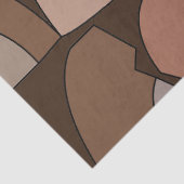 Mittelalterliche moderne geometrische Formen Seidenpapier (Detail)